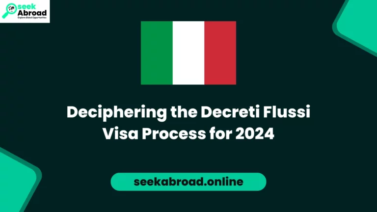 Deciphering the Decreti Flussi Visa Process for 2024