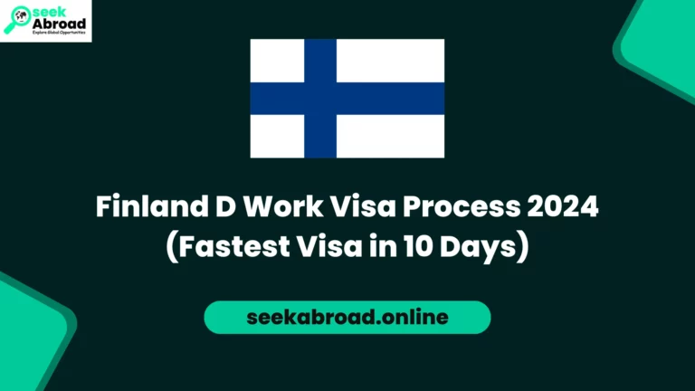 Finland D Work Visa Process 2024