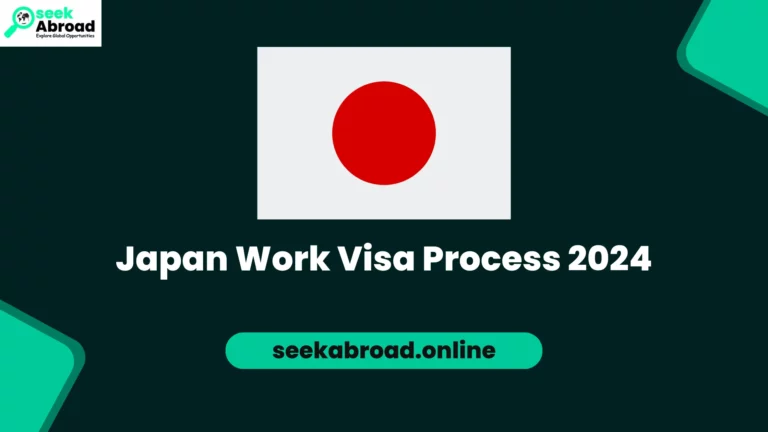 Japan Work Visa Process 2024