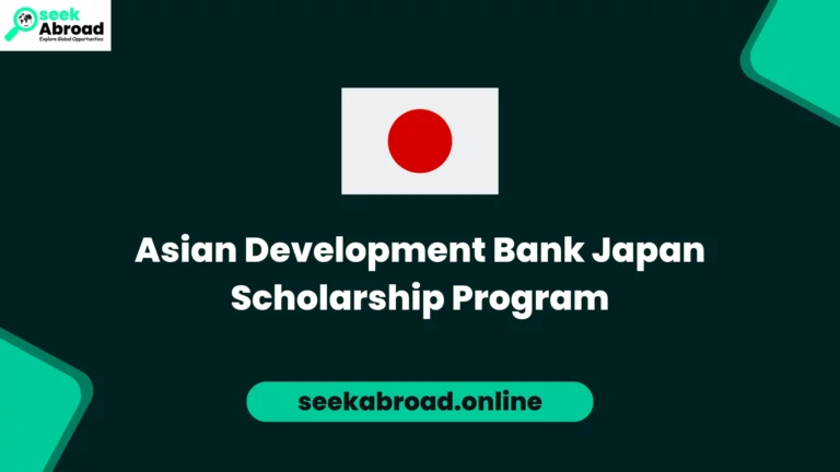 Asian Development Bank Japan Scholarship Program